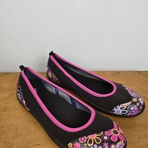 Original Muck Boot Company Brown Floral Women’s ballet flats slip-on shoes 7
